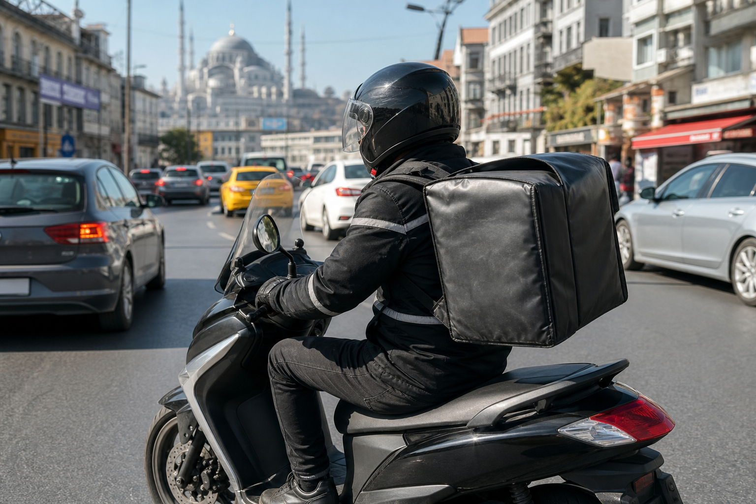 Şehir içinde motorlu kurye teslimi